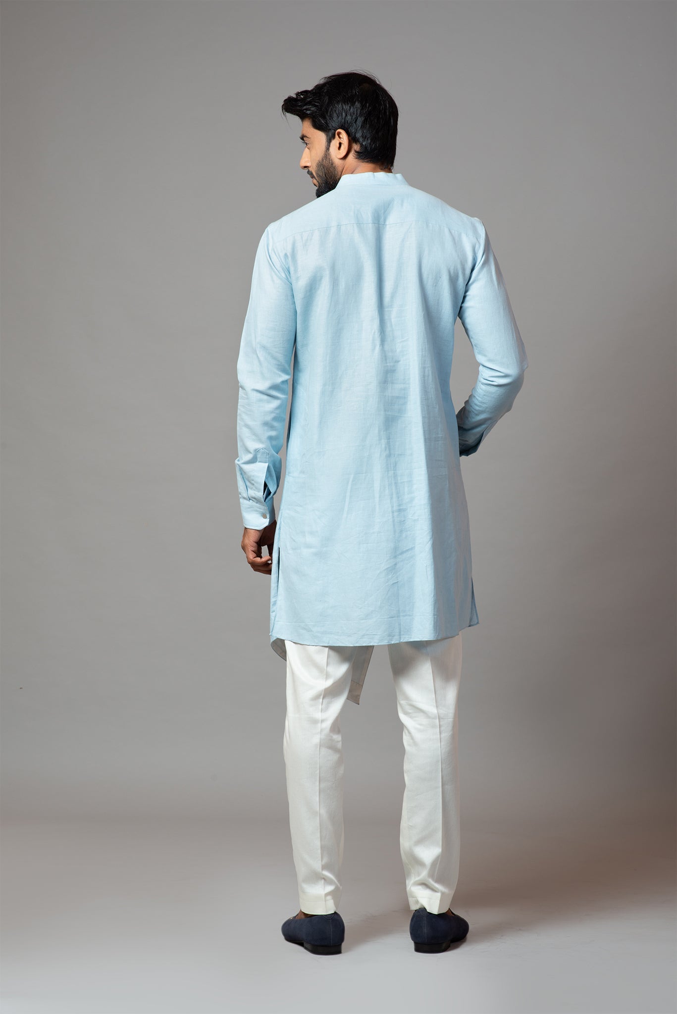Assymetric Kurta and Pant Pajama Set
