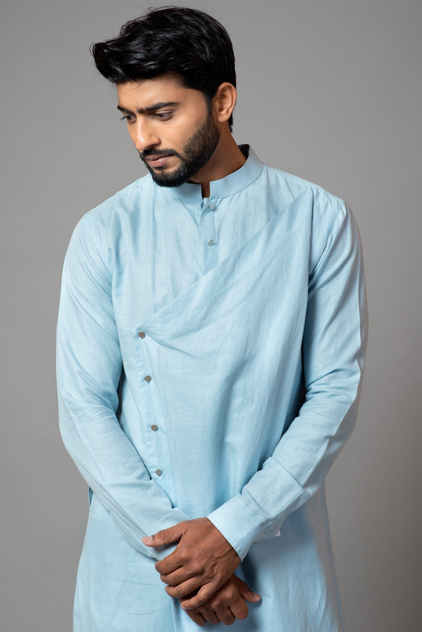 Assymetric Kurta and Pant Pajama Set