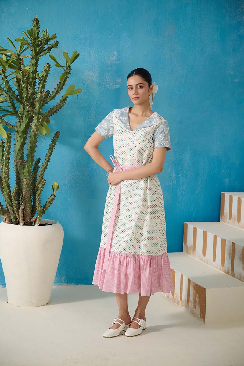 STREEP TIERED DRESS