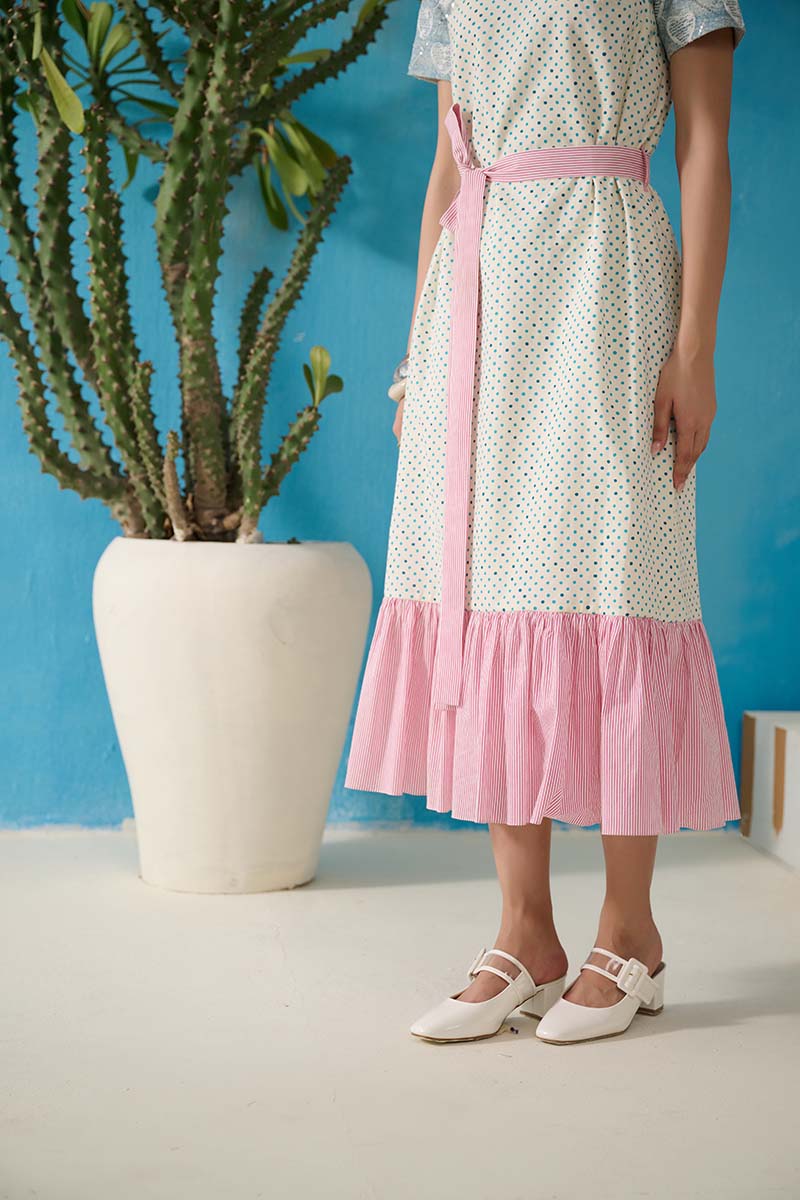 STREEP TIERED DRESS