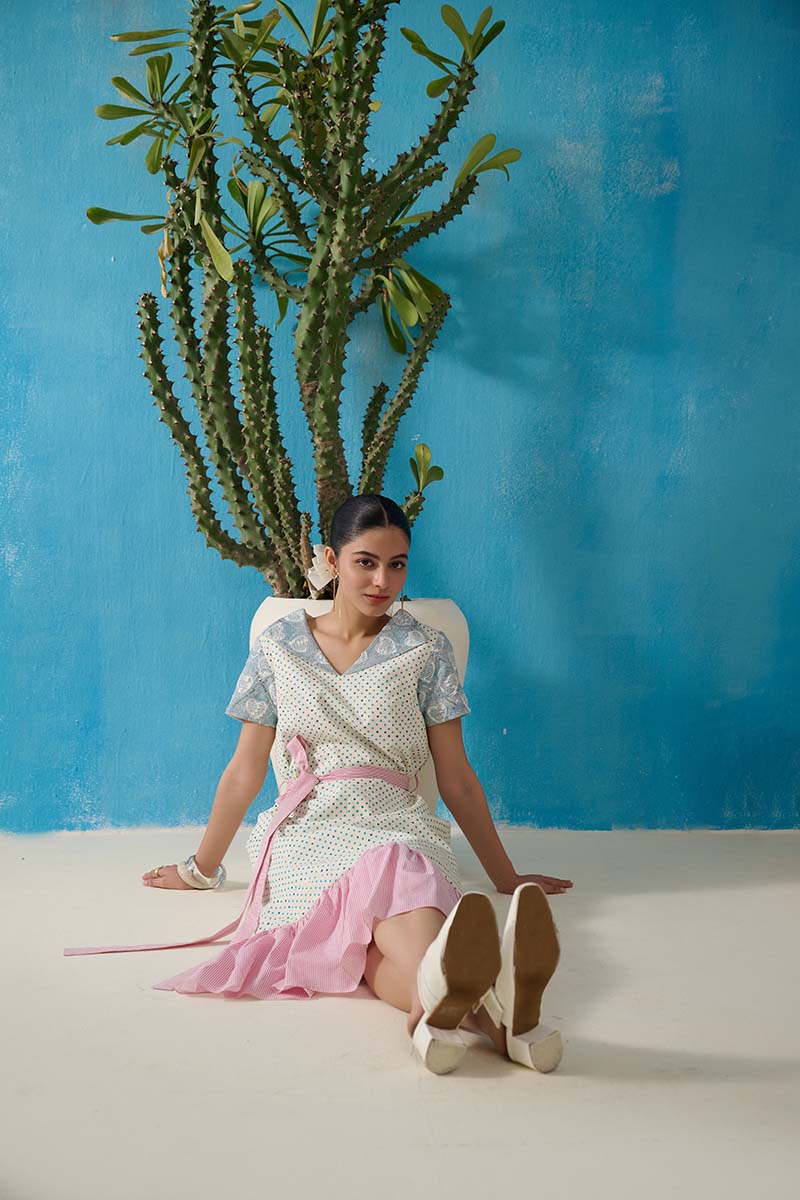 STREEP TIERED DRESS