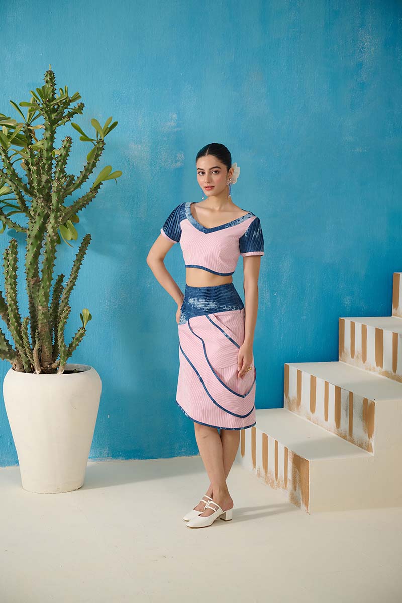 FRANKLIN DRAPED SKIRT