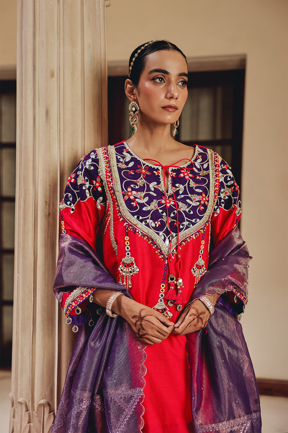 Meher Rani Pink Silk Blend Salwar Set for Festive Occasions