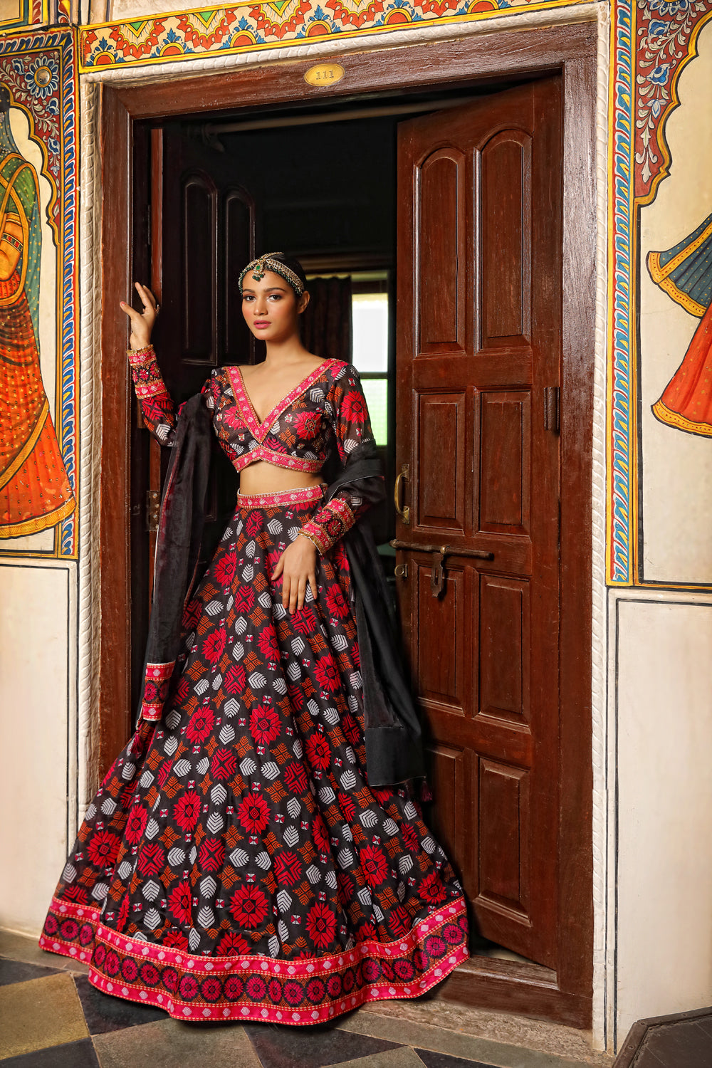 Printed Lehenga - Auraya Fashion - Neha Khullar - #tag1# - #tag2# - #tag3# - #tag3#