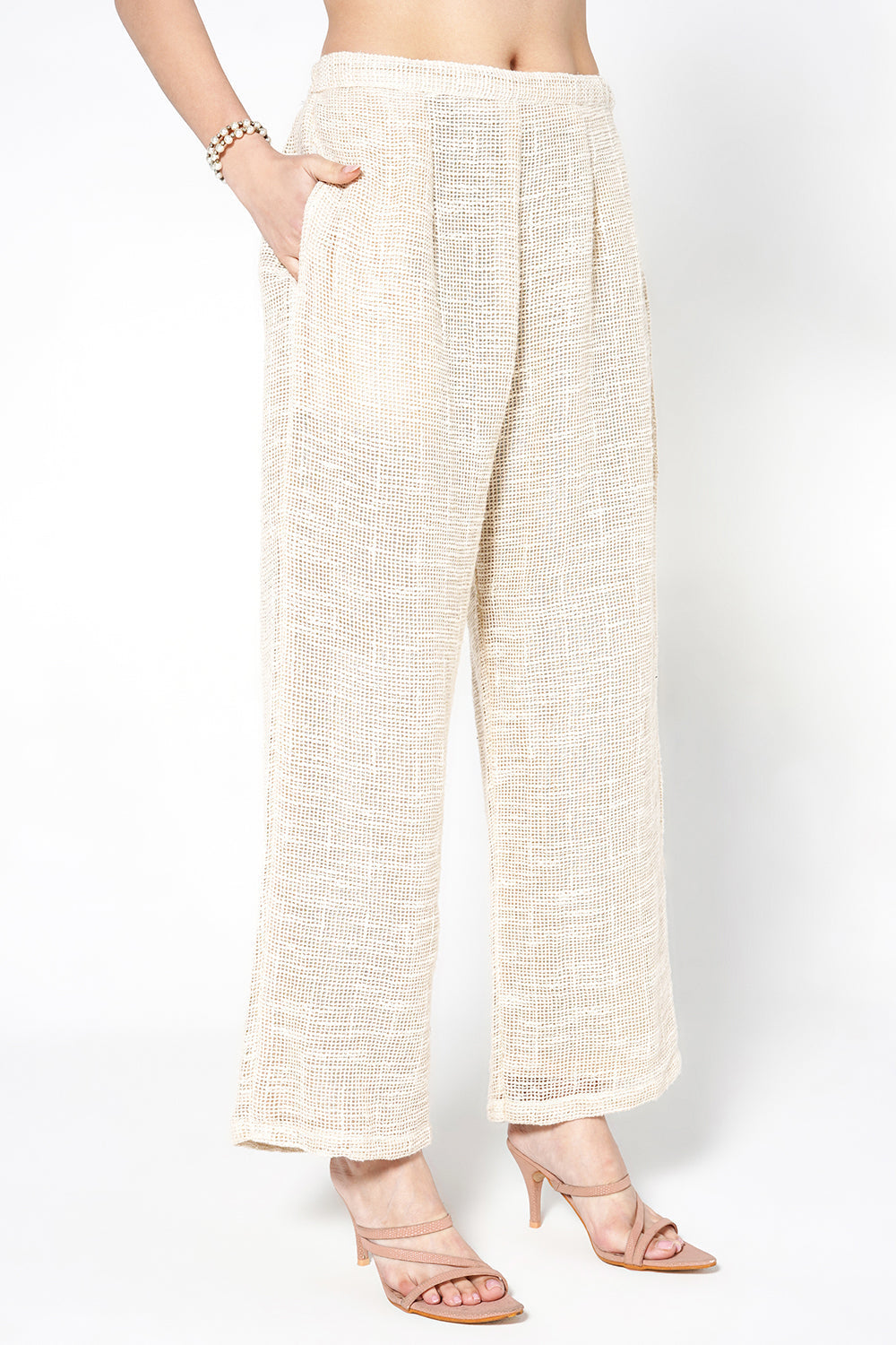 Resha Jute Floral Co-ord Set - Elegant Designer Shirt Style Outfit