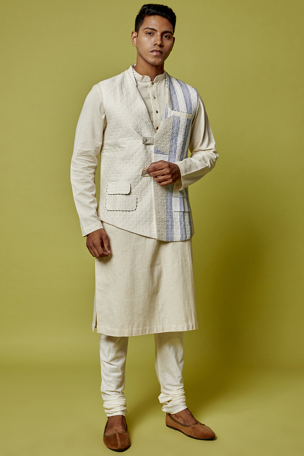 Khadi Kurta Set - Auraya Fashion - Reosa - #tag1# - #tag2# - #tag3# - #tag3#