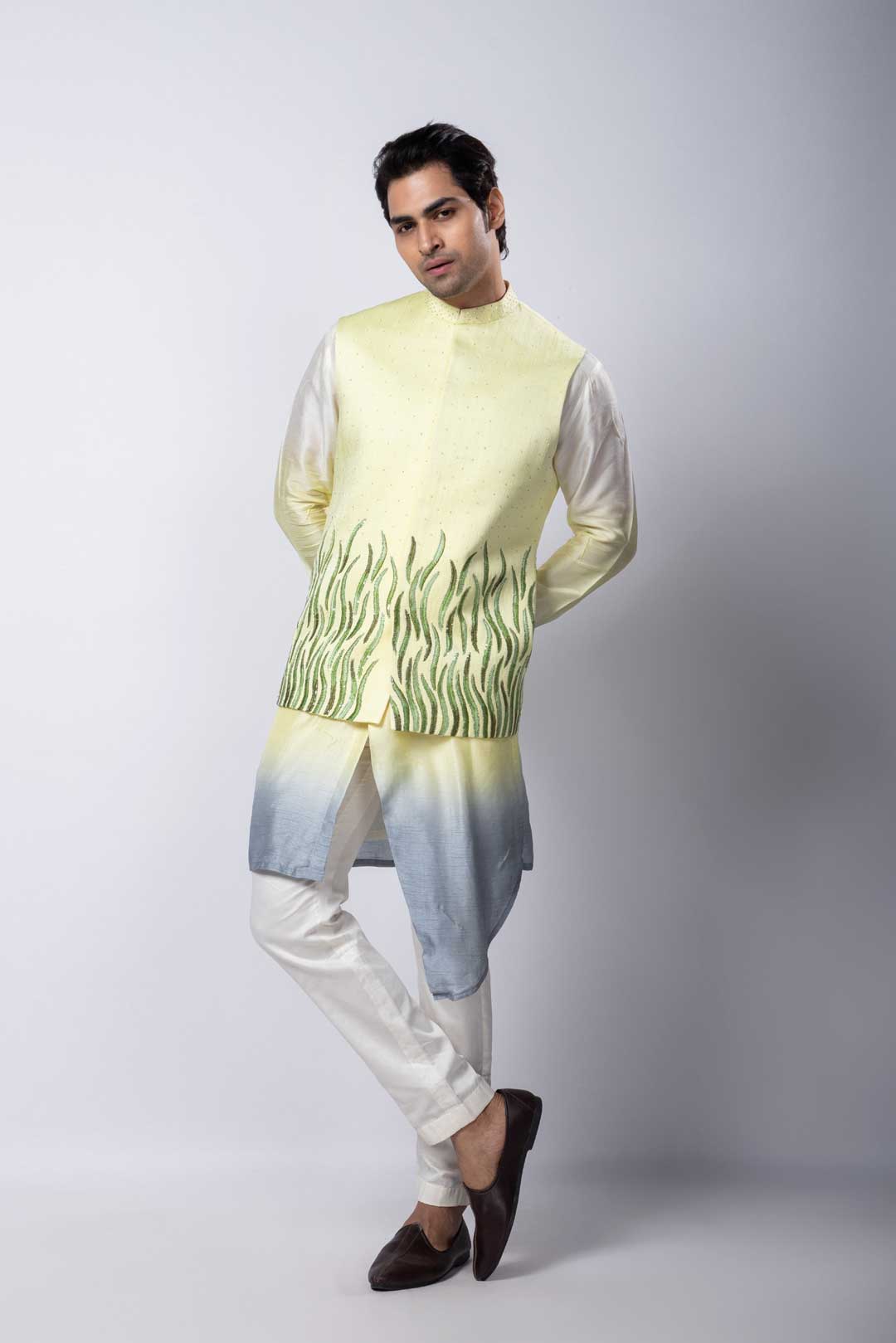 Atharva nehru and Vibhor kurta set