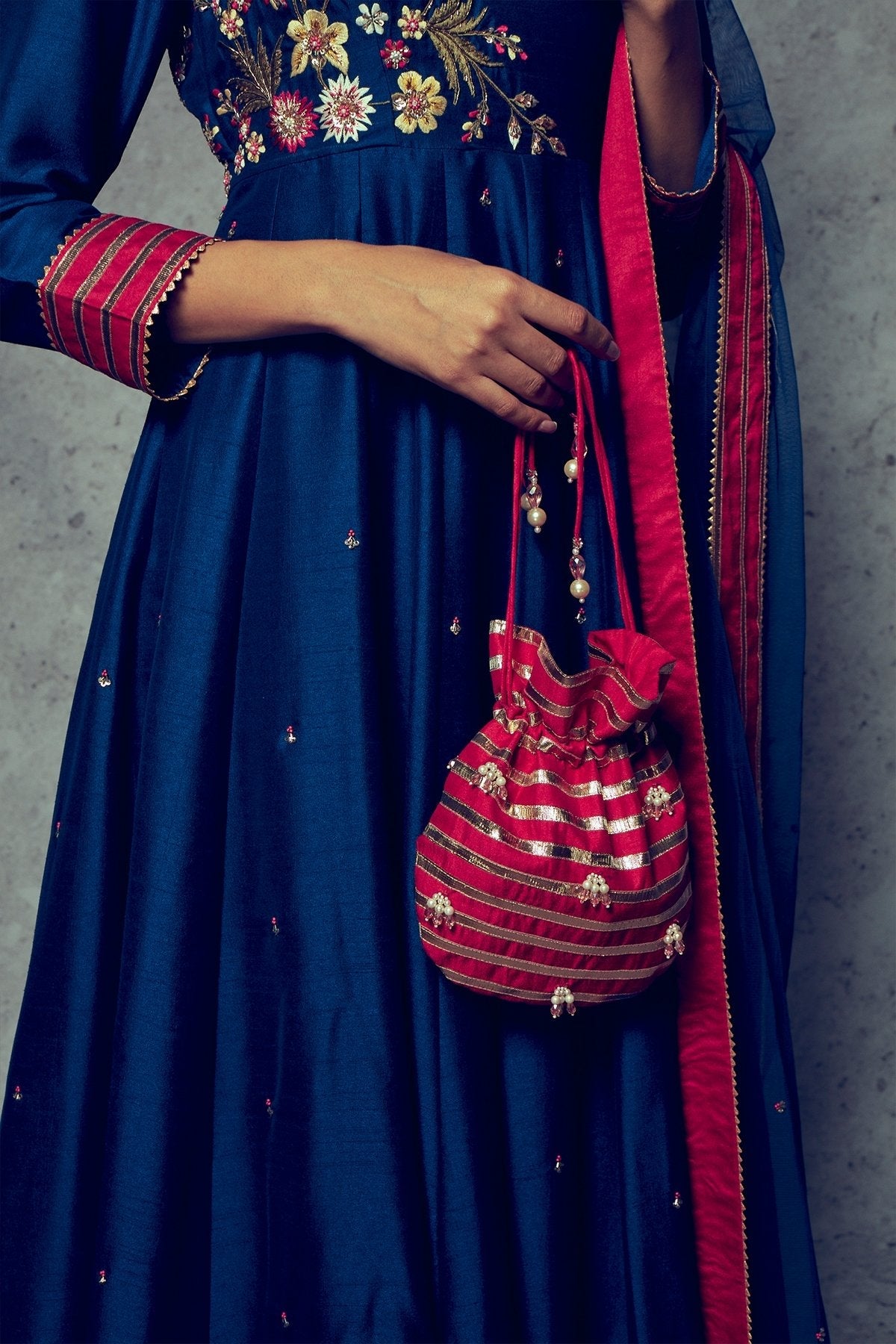 Tanuja - Royal Blue - ajieshoberoi