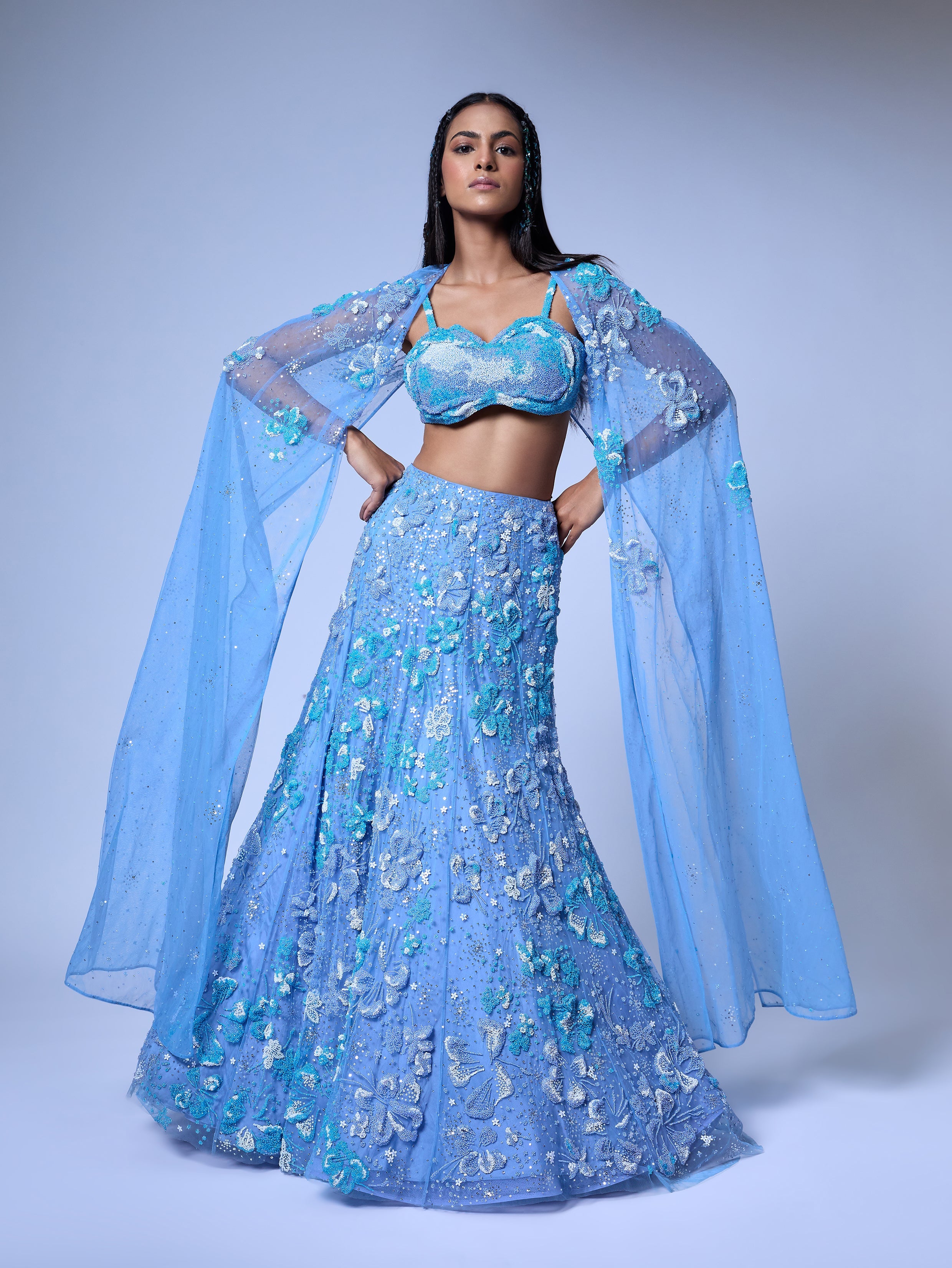 The Floral Burst Lehenga Set