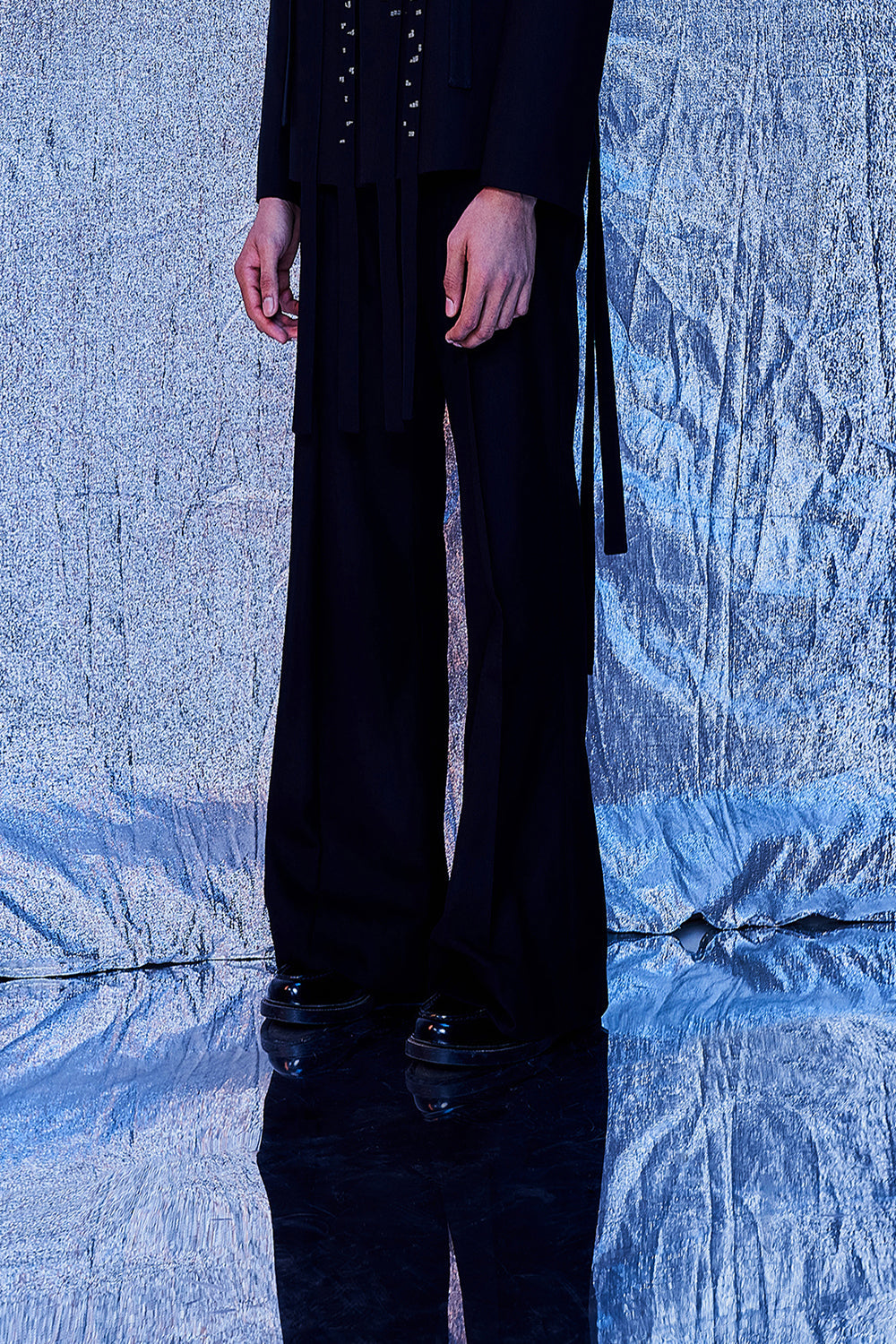 Wide Leg Pleated Pants