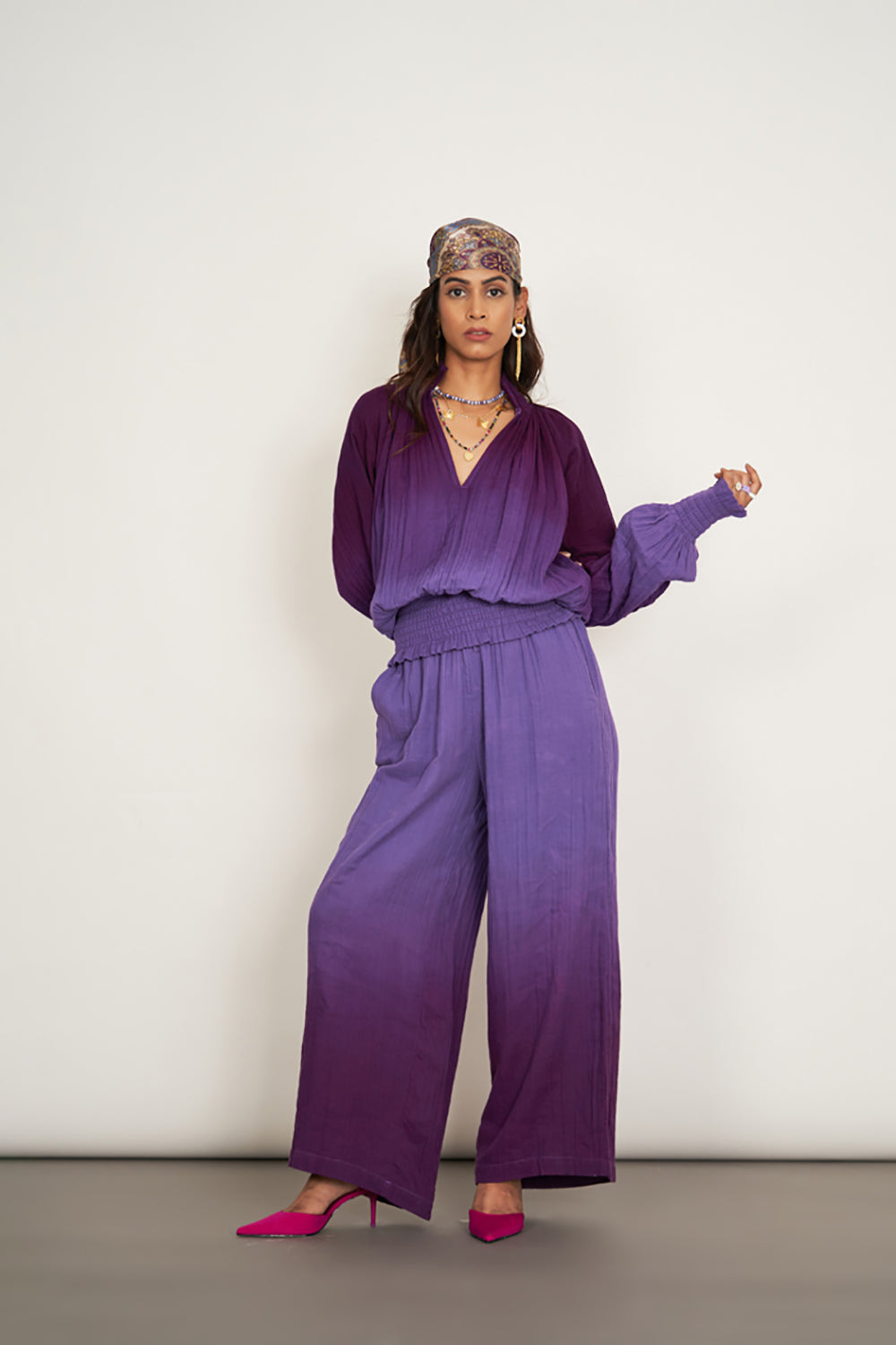 Peri Peri Co-Ord Set  Ultra Violet - Auraya Fashion - Space - #tag1# - #tag2# - #tag3# - #tag3#