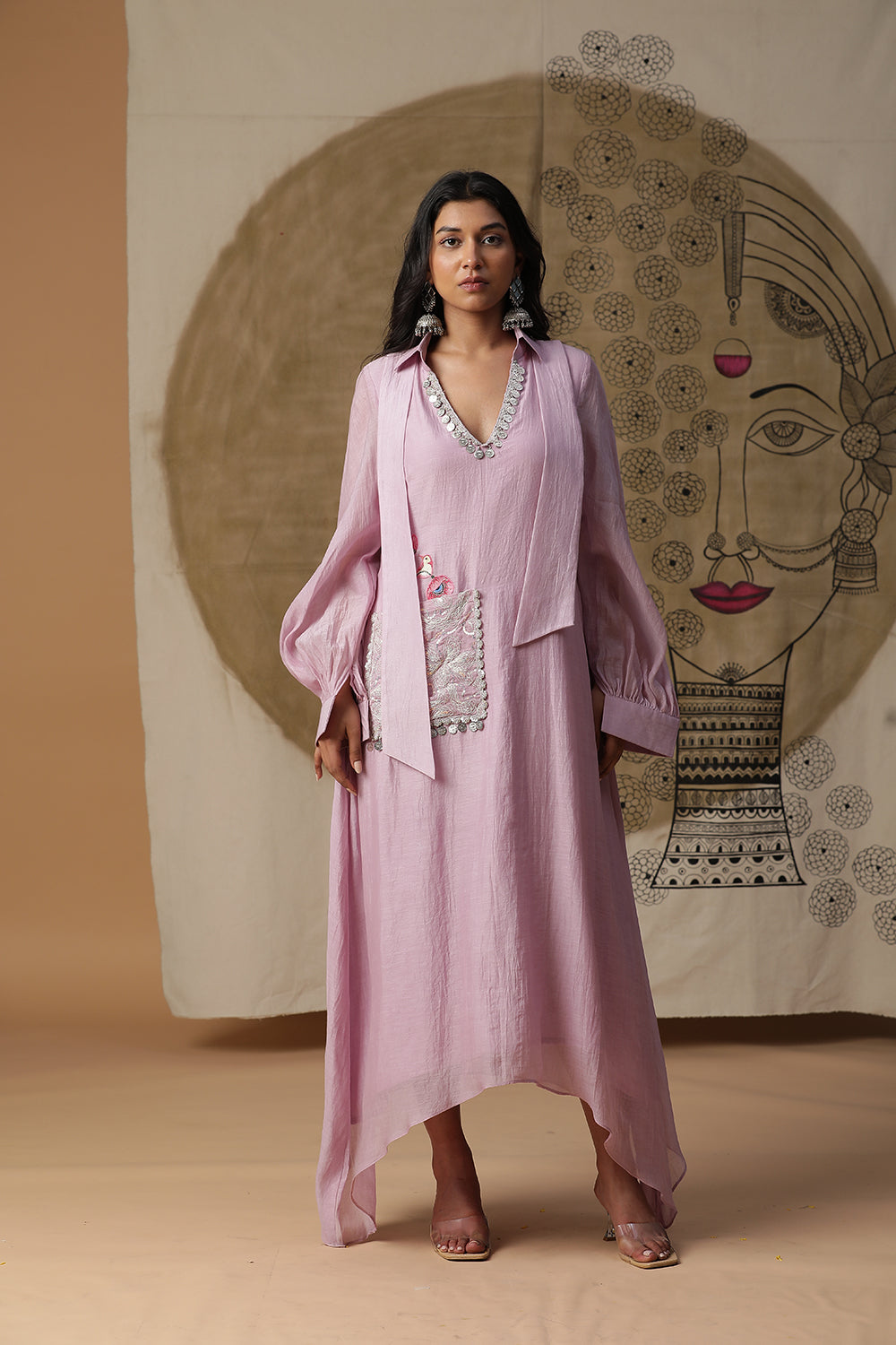 Lilac Tunic Set - Auraya Fashion - Arpita Sulakshana - #tag1# - #tag2# - #tag3# - #tag3#