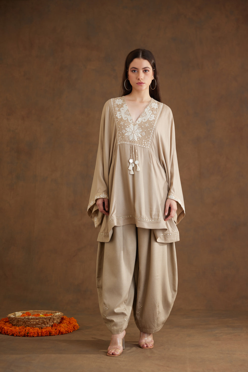 Fawn Kaftan Dress - Auraya Fashion - Nikasha - #tag1# - #tag2# - #tag3# - #tag3#