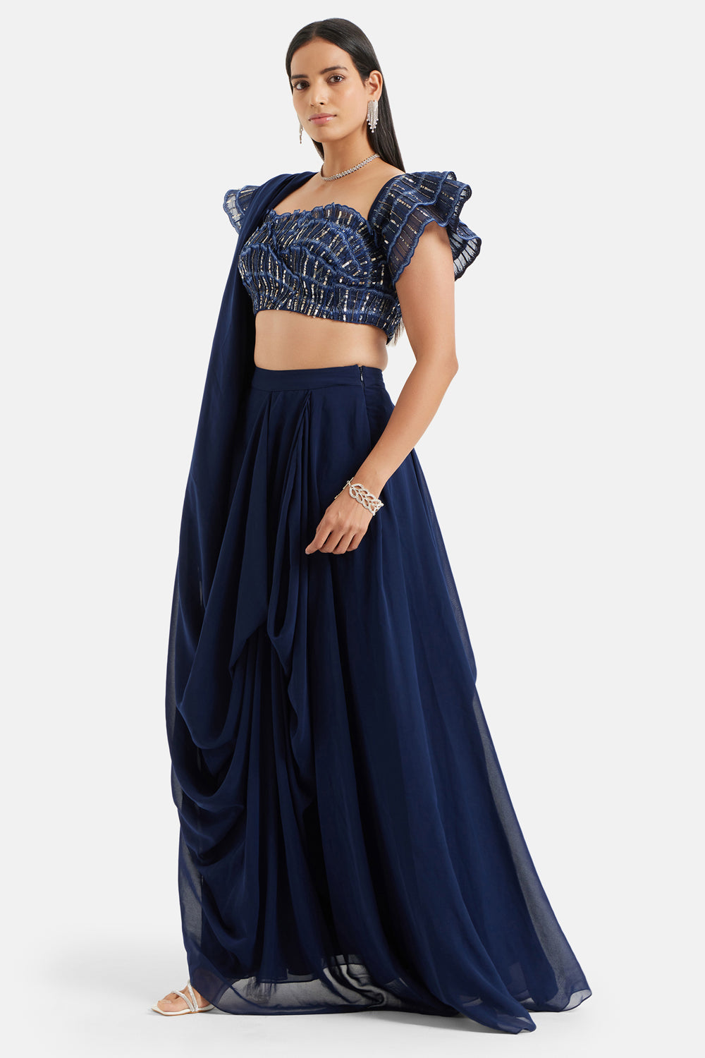 Jenna Saree Set - Auraya Fashion -  - #tag1# - #tag2# - #tag3# - #tag3#