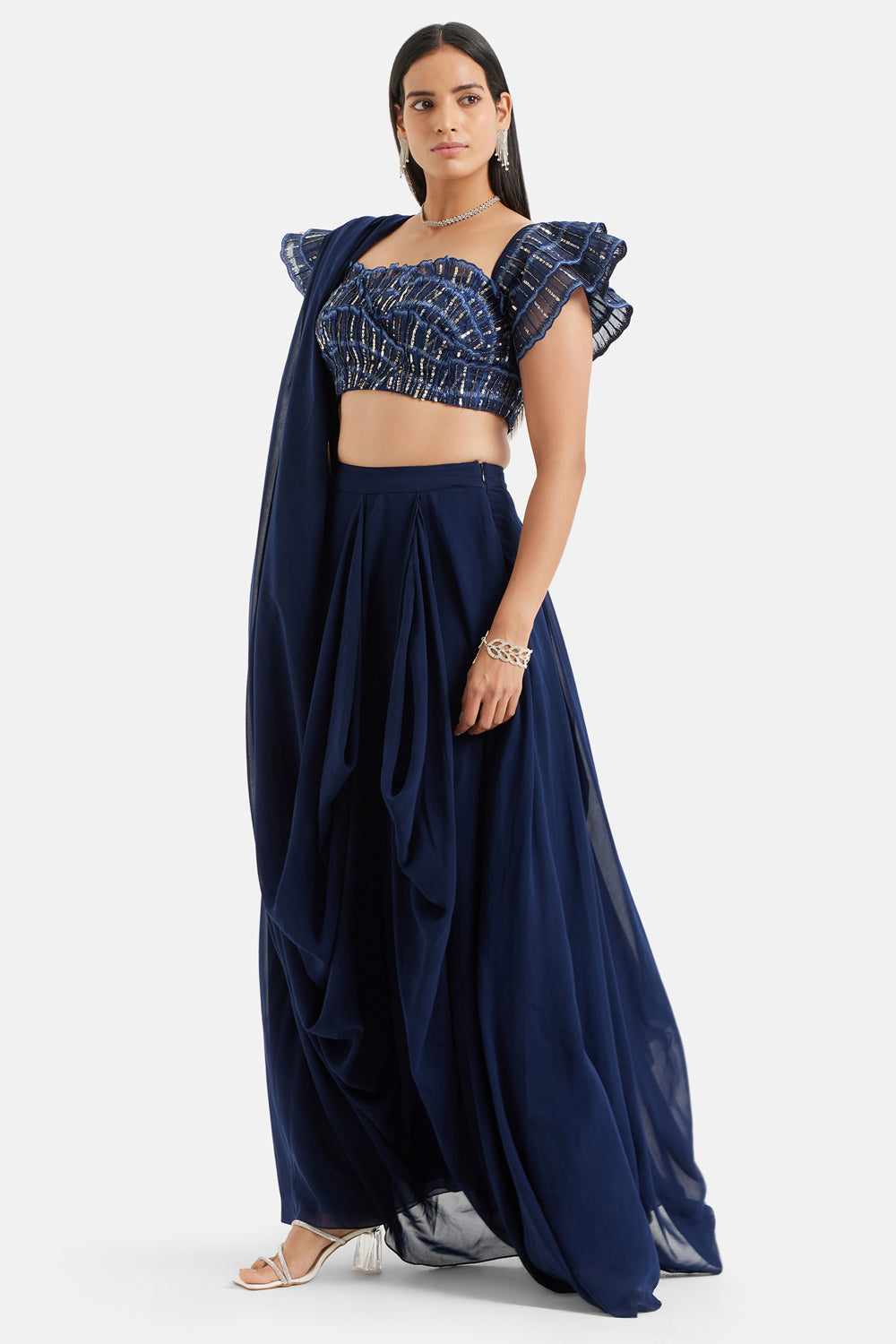 Jenna Saree Set - Auraya Fashion -  - #tag1# - #tag2# - #tag3# - #tag3#