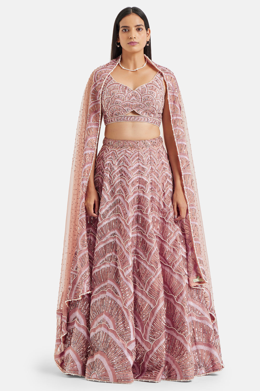 Odette Lehenga Set - Auraya Fashion - Divya Aggarwal - #tag1# - #tag2# - #tag3# - #tag3#