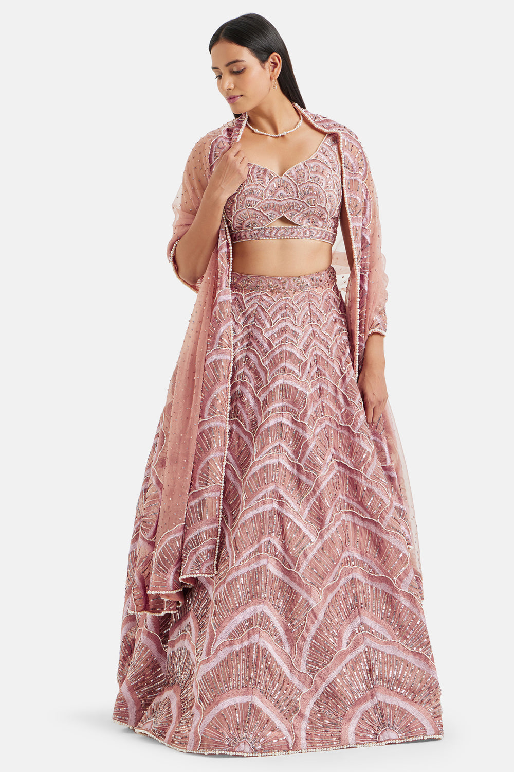 Odette Lehenga Set - Auraya Fashion -  - #tag1# - #tag2# - #tag3# - #tag3#