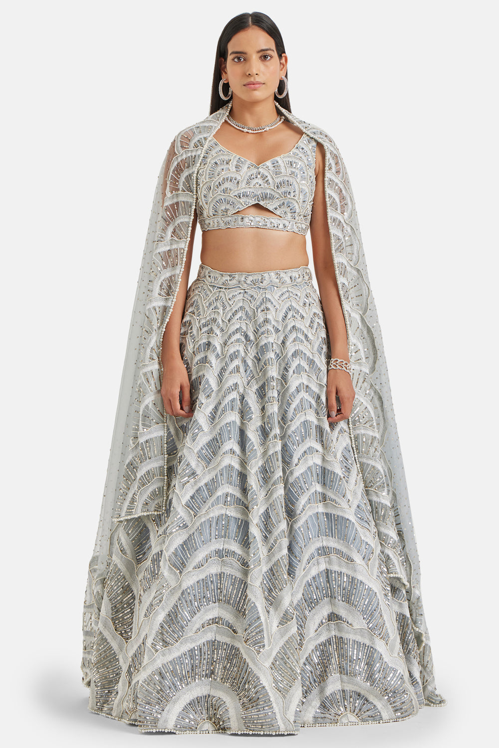 Odette Lehenga Set - Auraya Fashion - Divya Aggarwal - #tag1# - #tag2# - #tag3# - #tag3#