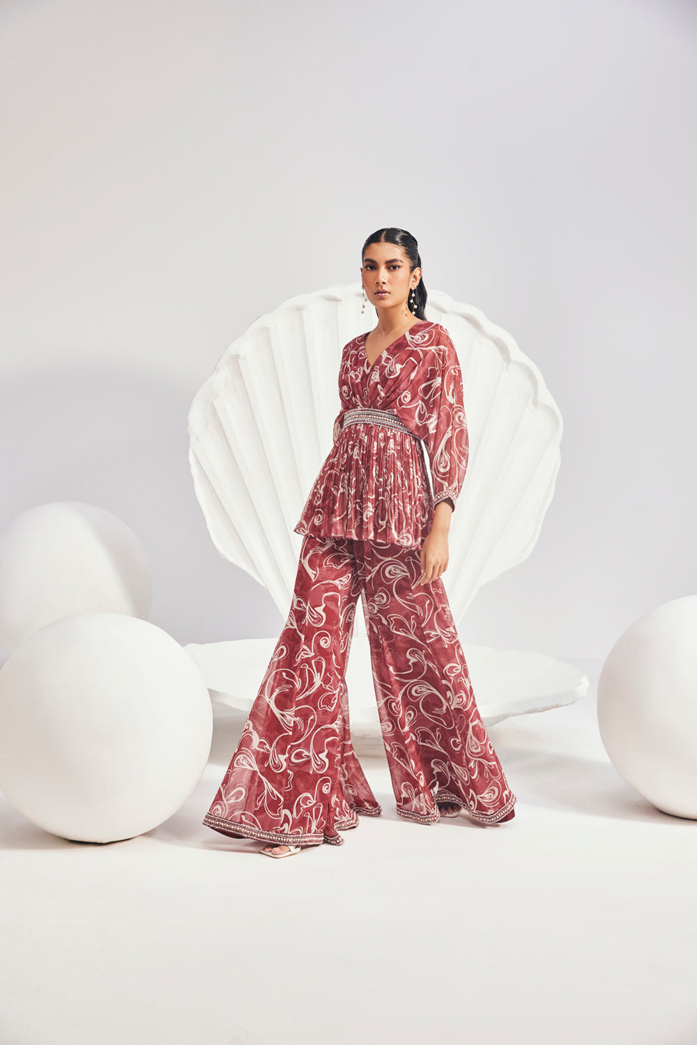 Eliza Sharara Set - Auraya Fashion -  - #tag1# - #tag2# - #tag3# - #tag3#