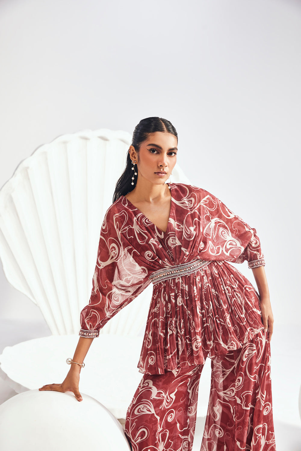 Eliza Sharara Set - Auraya Fashion -  - #tag1# - #tag2# - #tag3# - #tag3#