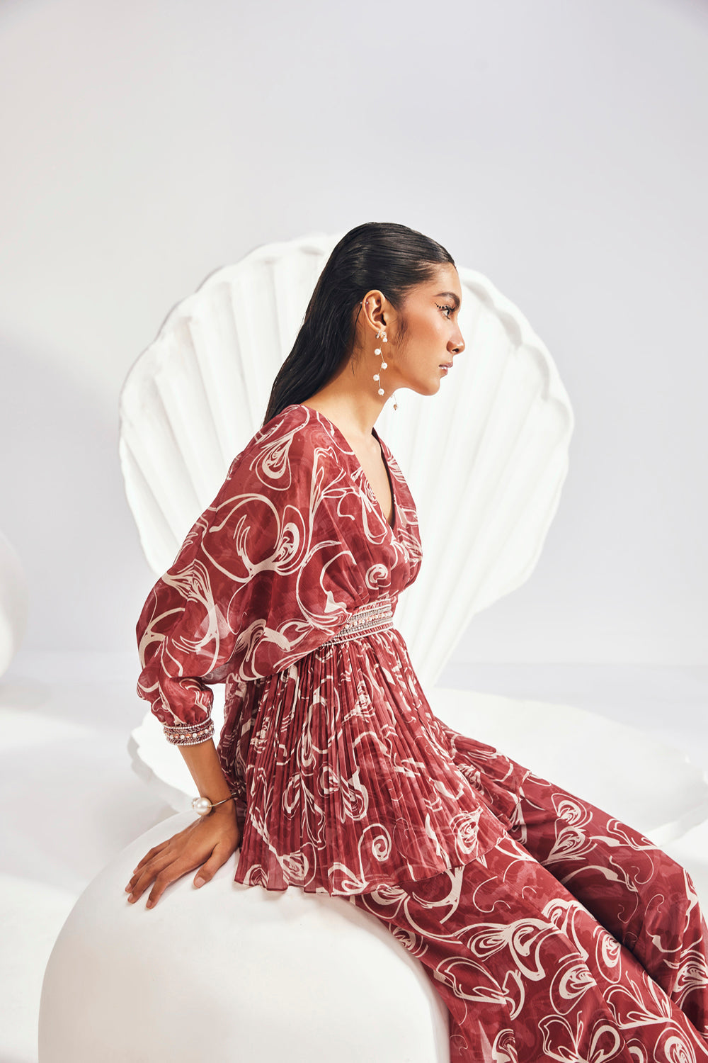 Eliza Sharara Set - Auraya Fashion -  - #tag1# - #tag2# - #tag3# - #tag3#
