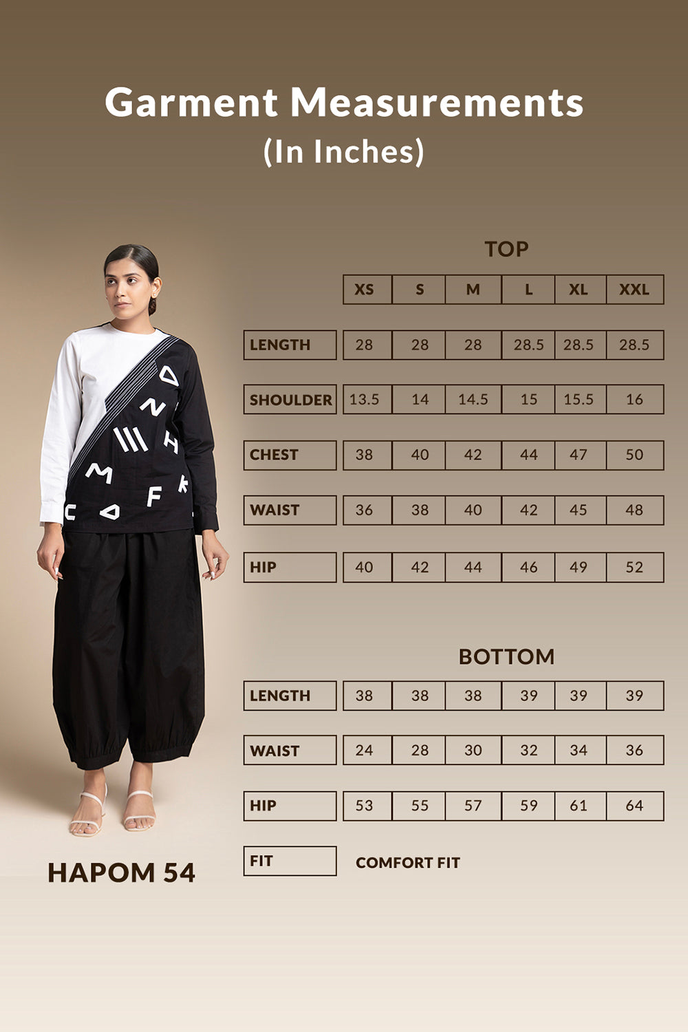 Alphabetic Shift Top Set - Black & White - Auraya Fashion -  - #tag1# - #tag2# - #tag3# - #tag3#