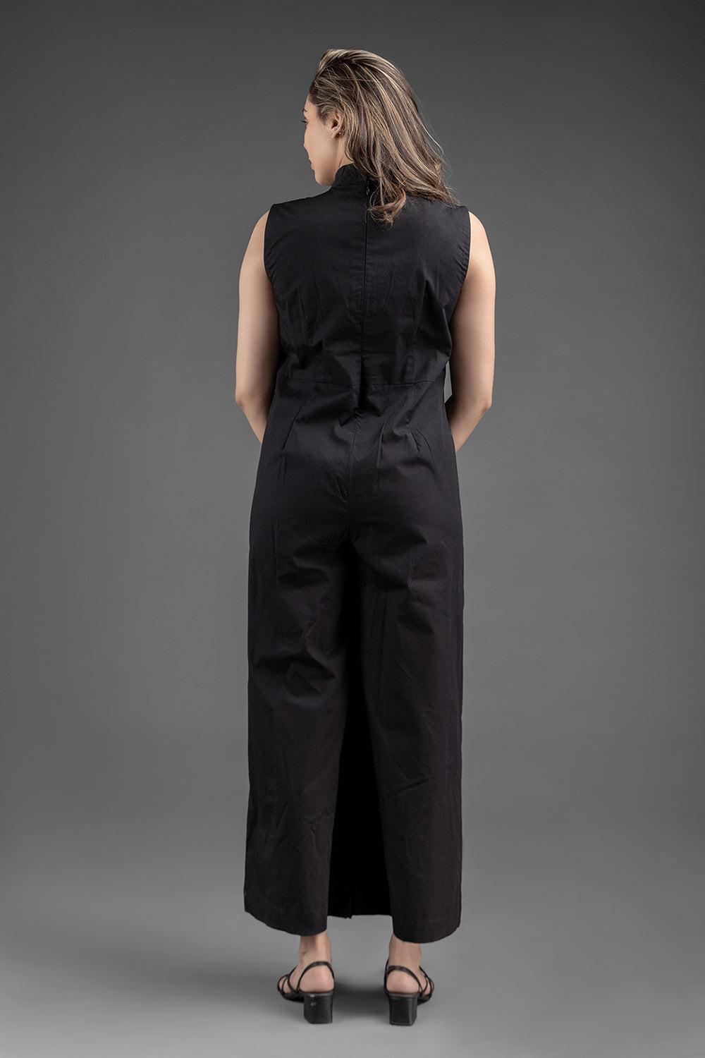 Matted Jumpsuit - Black - Auraya Fashion -  - #tag1# - #tag2# - #tag3# - #tag3#