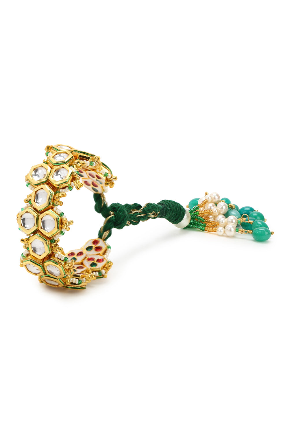 Green Pochi Bracelet - Auraya Fashion - Heer Jewellery - #tag1# - #tag2# - #tag3# - #tag3#