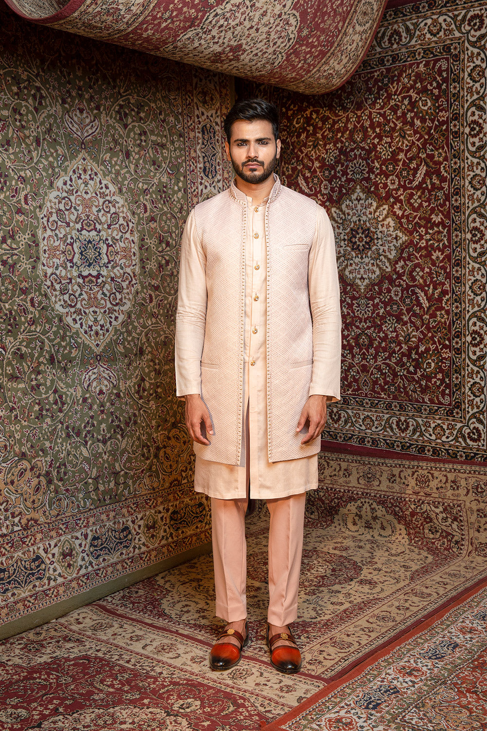 Blush Waist Set - Auraya Fashion - Ankur J Men - #tag1# - #tag2# - #tag3# - #tag3#