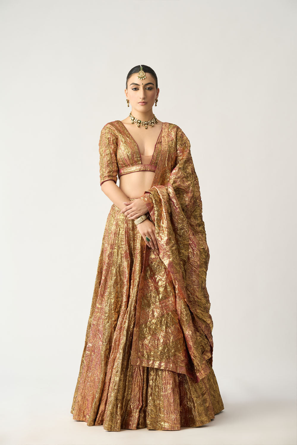 Gulabo Do Rang Lehenga Set - Auraya Fashion -  - #tag1# - #tag2# - #tag3# - #tag3#