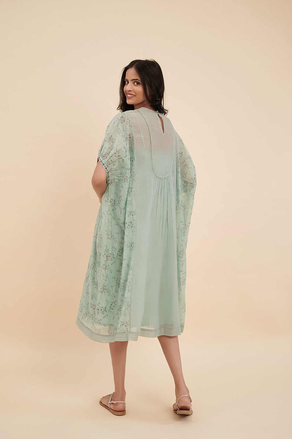 Sage Garden Kaftan - Auraya Fashion -  - #tag1# - #tag2# - #tag3# - #tag3#