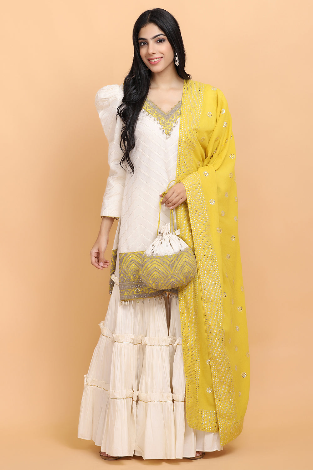 Yellow Garara Set