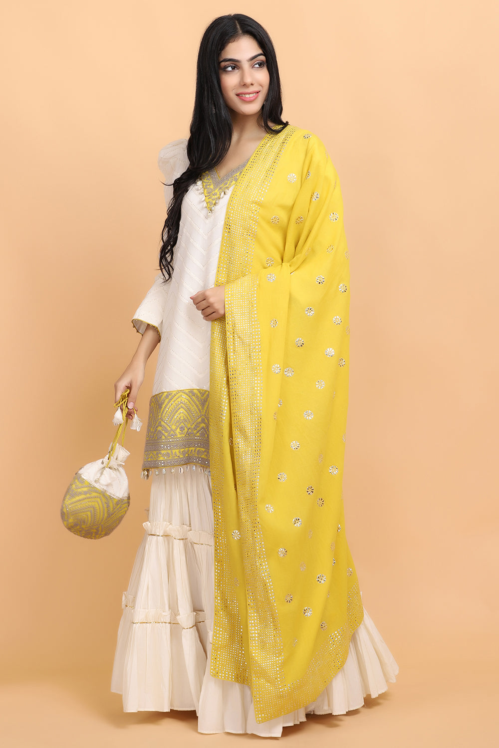 Yellow Garara Set