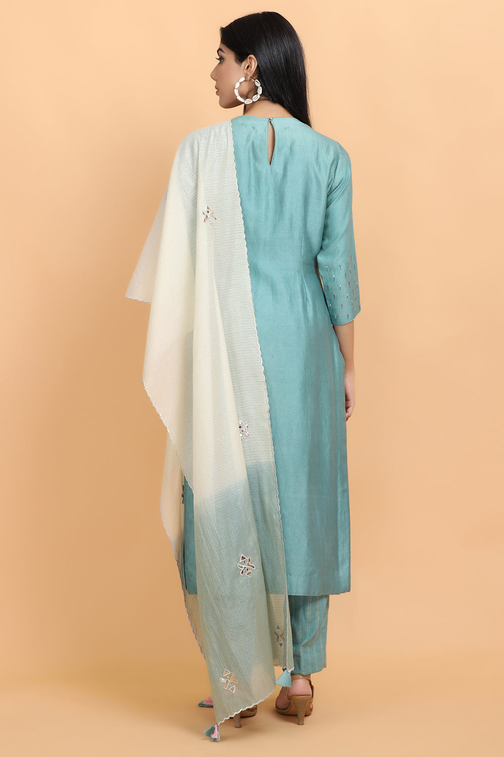 Blue Umbrella Suit Set - Auraya Fashion -  - #tag1# - #tag2# - #tag3# - #tag3#