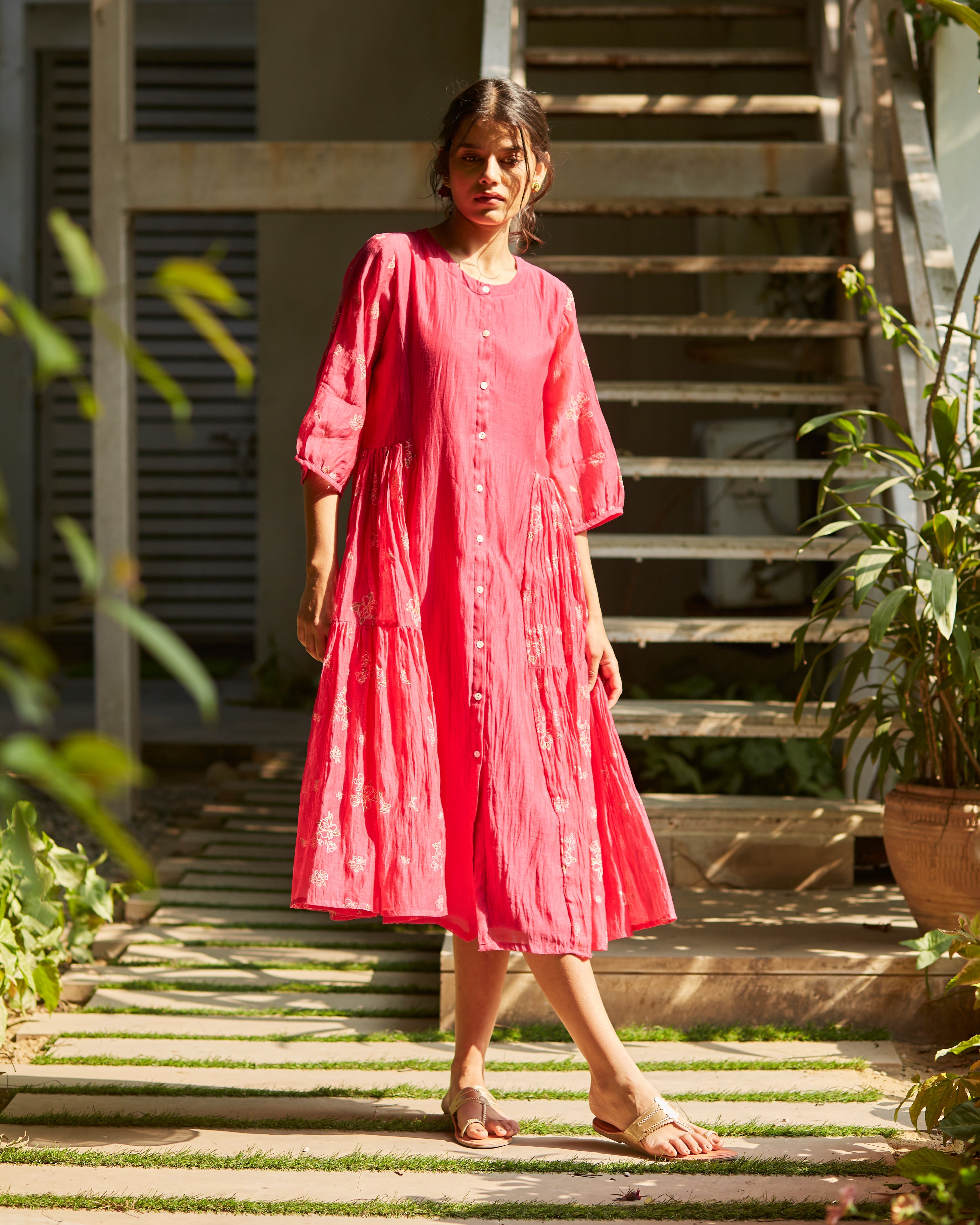 Fuchsia Kurta - Auraya Fashion - Juanita - #tag1# - #tag2# - #tag3# - #tag3#