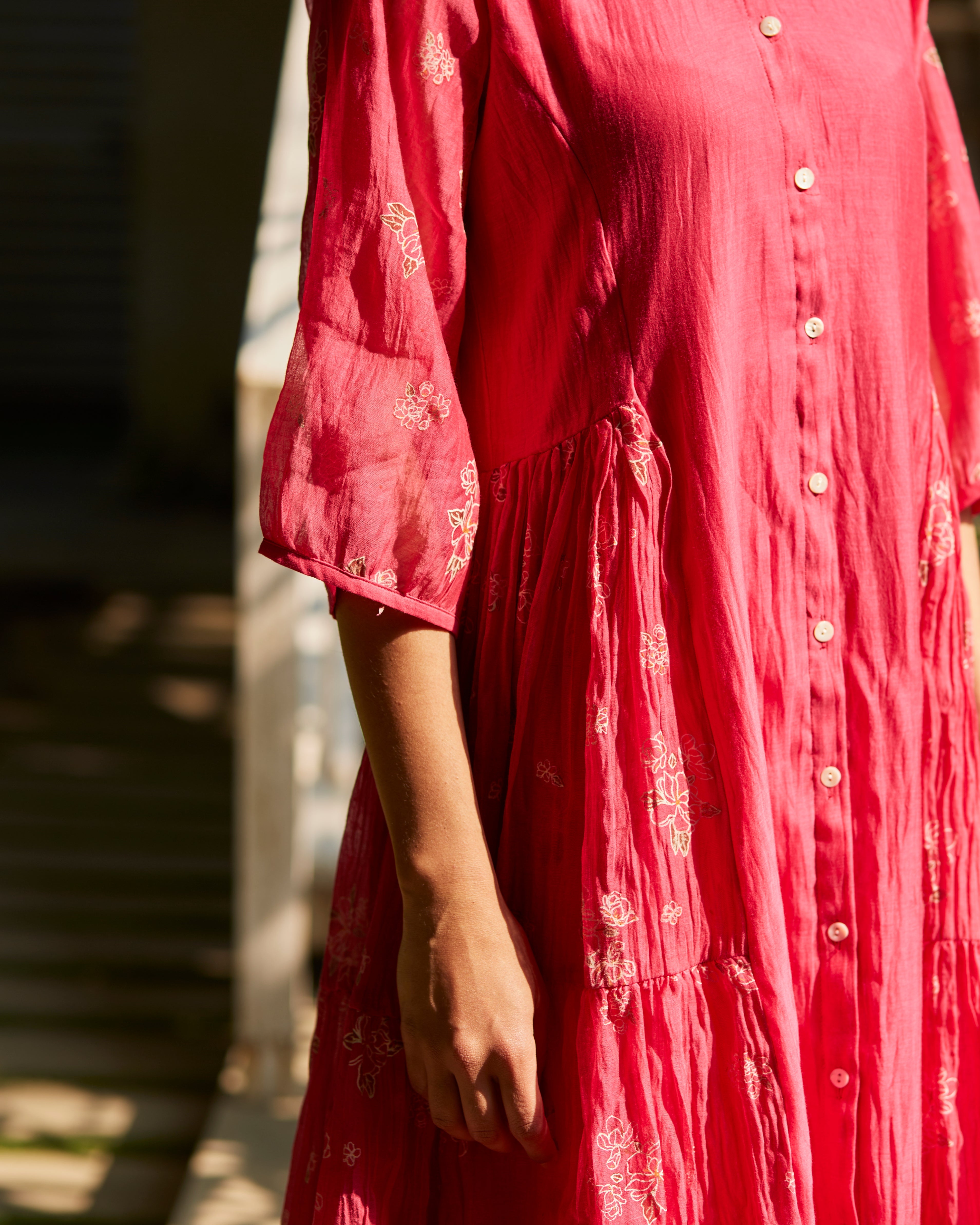 Fuchsia Kurta - Auraya Fashion -  - #tag1# - #tag2# - #tag3# - #tag3#