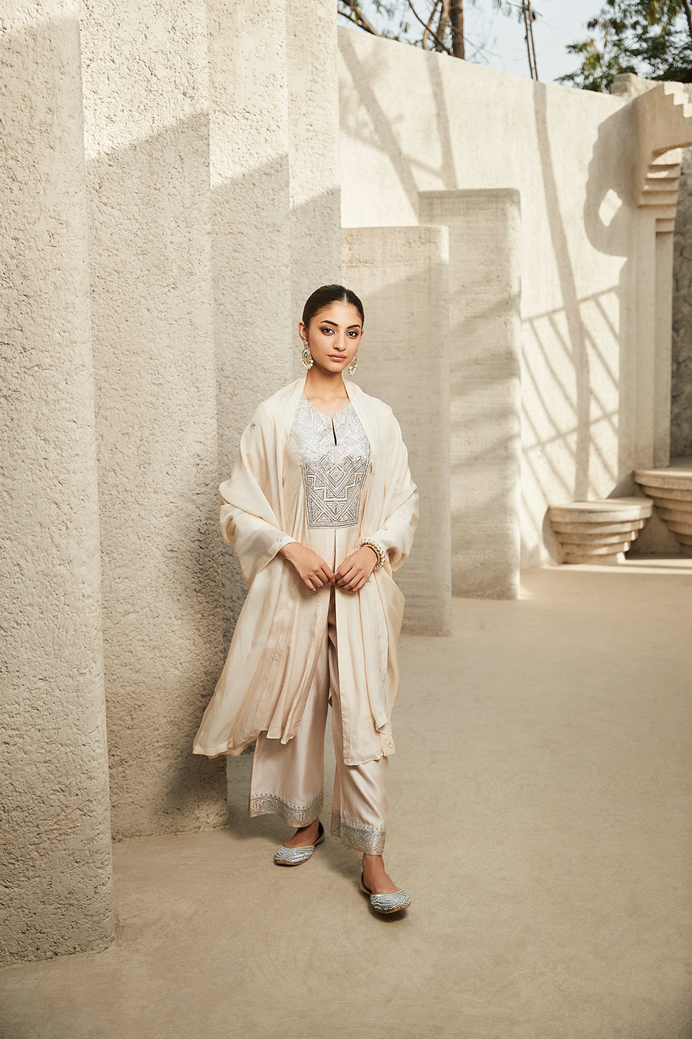 The Classic Ivory Kurta Set - Auraya Fashion - Matsya - #tag1# - #tag2# - #tag3# - #tag3#