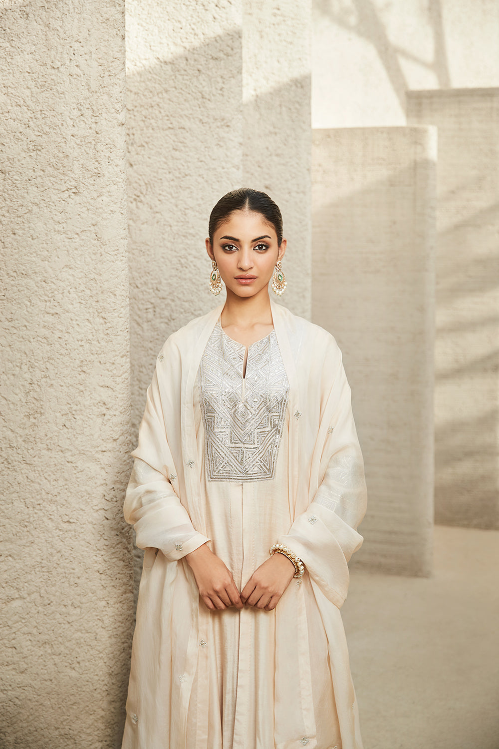 The Classic Ivory Kurta Set - Auraya Fashion -  - #tag1# - #tag2# - #tag3# - #tag3#