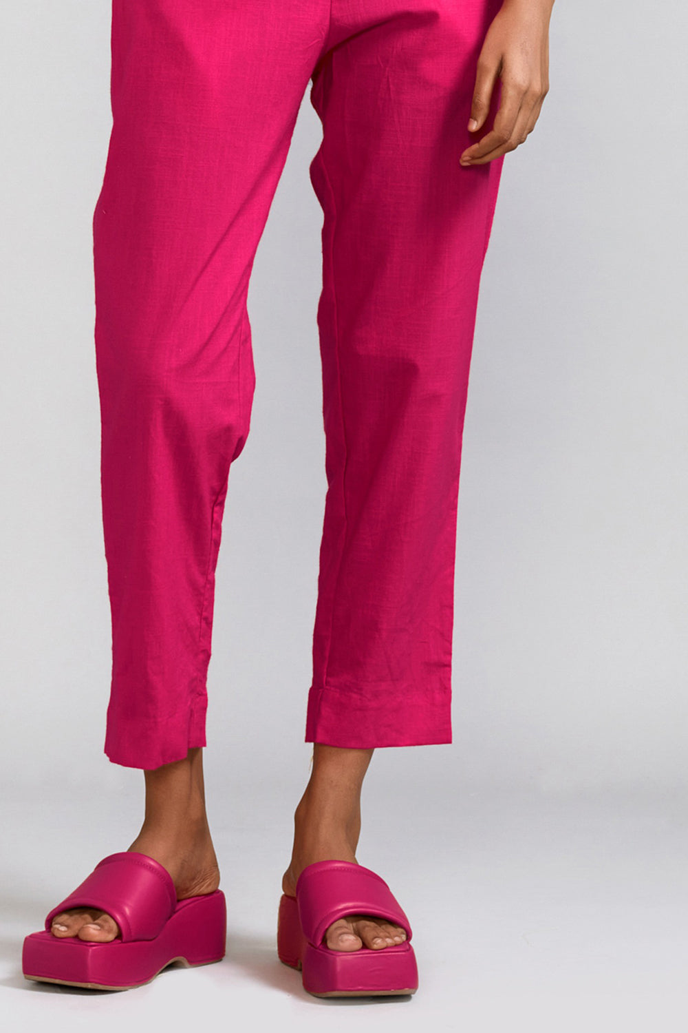 Pink Cotton Co-Ord Set - Auraya Fashion -  - #tag1# - #tag2# - #tag3# - #tag3#
