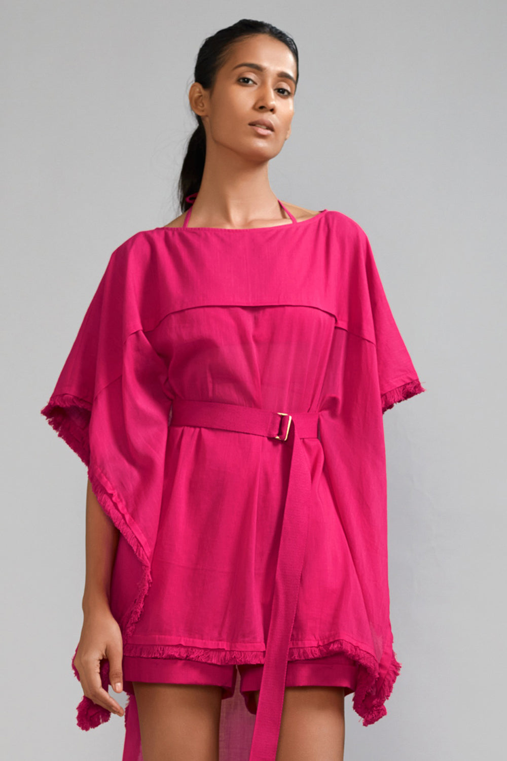 Pink Mul Co-Ord Set - Auraya Fashion - Mati - #tag1# - #tag2# - #tag3# - #tag3#
