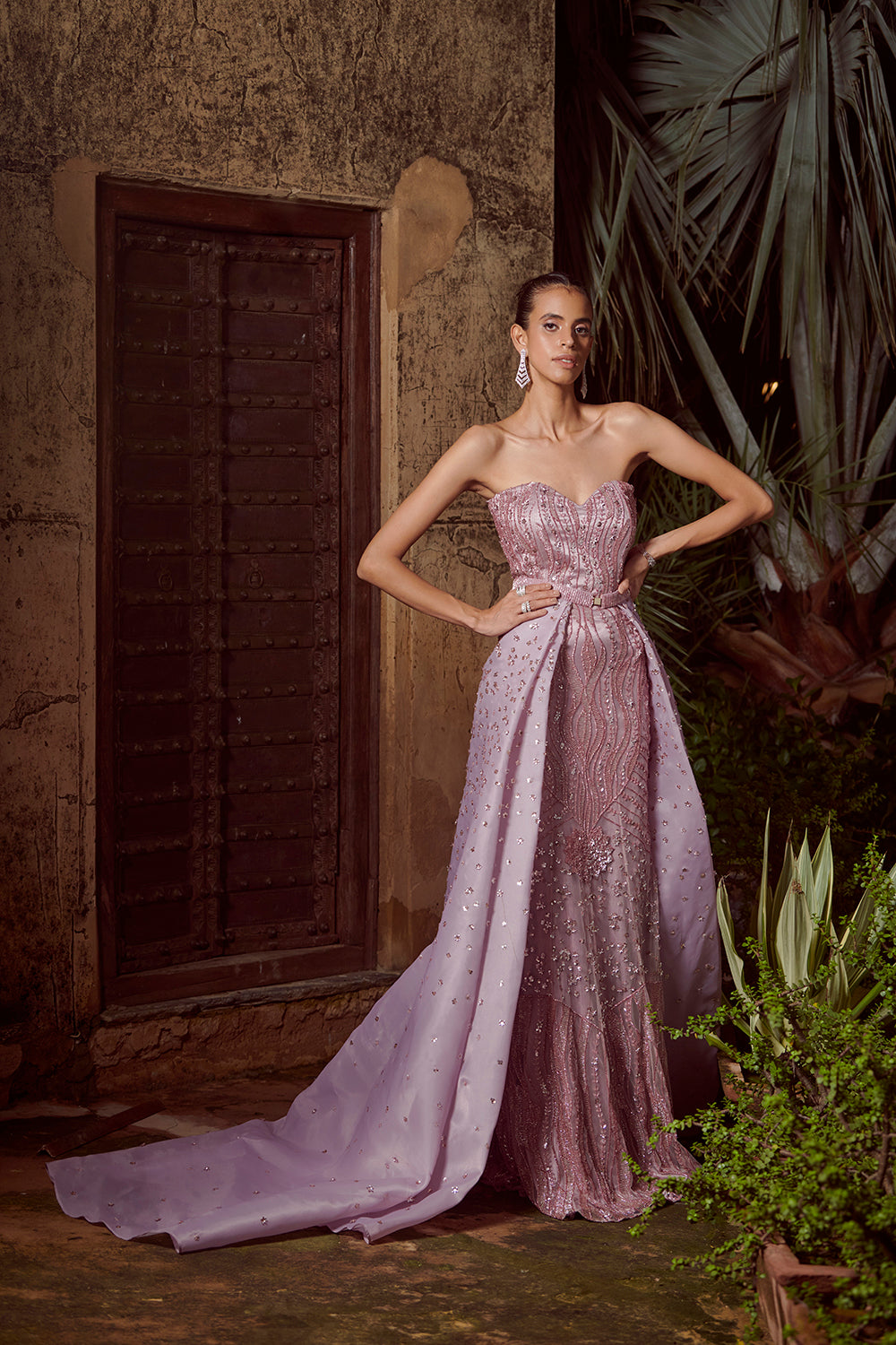 Lavender Gown - Auraya Fashion - Rachit Khanna - #tag1# - #tag2# - #tag3# - #tag3#