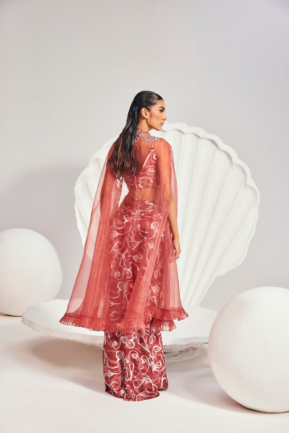 Rumi Cape Set - Auraya Fashion -  - #tag1# - #tag2# - #tag3# - #tag3#
