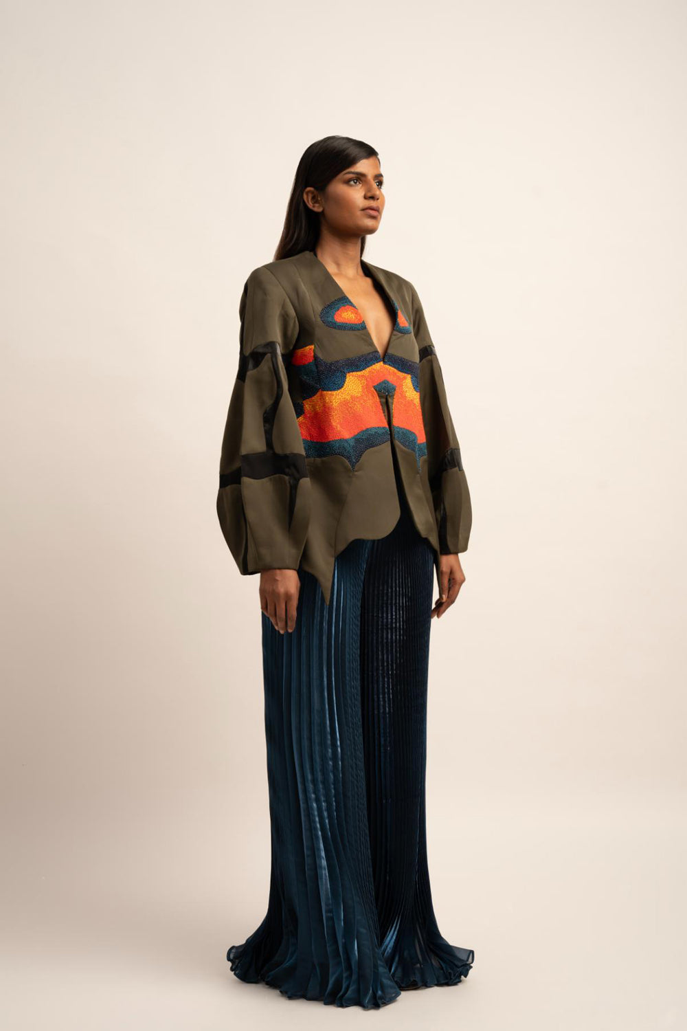 The Morphic Whispers Blazer - Auraya Fashion -  - #tag1# - #tag2# - #tag3# - #tag3#