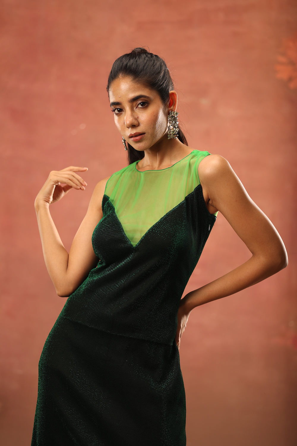 Glisten Green Gown - Auraya Fashion -  - #tag1# - #tag2# - #tag3# - #tag3#