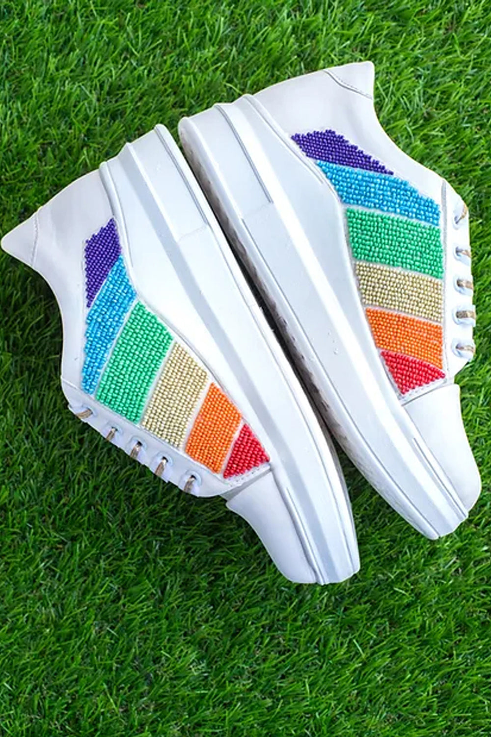 Rainbow Sneakers - Auraya Fashion -  - #tag1# - #tag2# - #tag3# - #tag3#